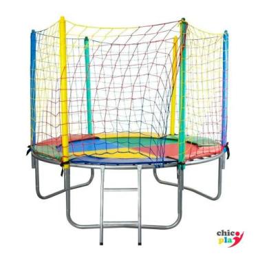 Imagem de Cama Elástica de 2m Nacional Lona Colorida 4 cores Canguri - ChicoPlay