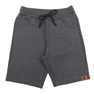 Imagem de Bermuda Moletom Moletinho Infantil Escolar Volta Às Aulas - Paraíso do