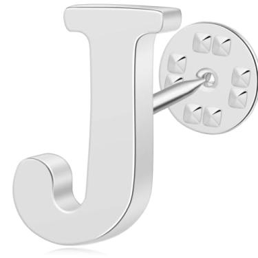 Imagem de Alfinetes de lapela com letra inicial para homens e mulheres broche de nome personalizado para homens, ternos, chapéus, botões de metal, prata A-Z, Cobre, Sem Pedra Preciosa