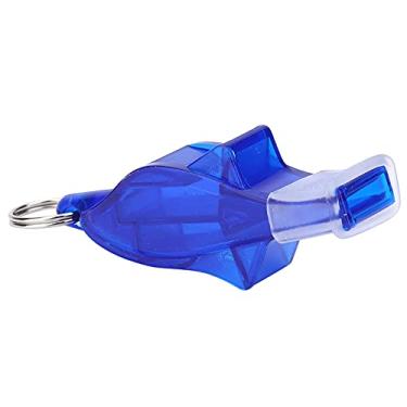 Imagem de Apito de árbitro de Futebol de Basquete, Apito de Salvamento de Emergência Em Forma de Golfinho Com Cordão para Treinadores, árbitros e Oficiais (Tipo 3)