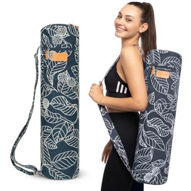Imagem de UDANA Yoga Mat Bag | Large Yoga Mat Bags for Women & Men | Fits Thick Yoga Mat & Yoga Accessories | Three Storage Pocket | Adjustable Yoga Bag Shoulder Strap | Great As Gym Bag & Travel bag