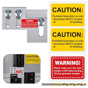 Imagem de LATING Intertravamento de Gerador para Painéis Thomas & Betts, Challenger, Westinghouse de 150 Ou 200 Amperes com Espaçamento de 1 A 1 1/8", Prata