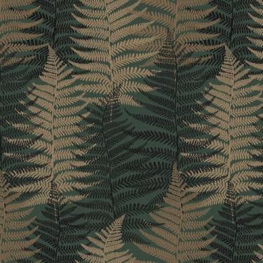 Imagem de ZAMNEA Papel de parede botânico escuro, papel de parede florestal de samambaias verdes, papel de parede removível de folhas verdes autoadesivas, para paredes, armários, gavetas, bancadas, 43 x 38 cm