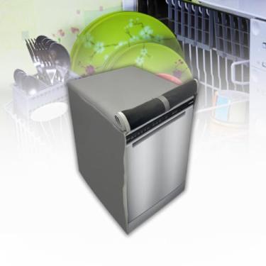 Imagem de CAPA PARA LAVA LOUÇAS BRASTEMP 15 SERVIÇOS BFL6 IMPERMEÁVEL (Branco)