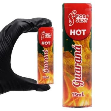 Imagem de Gel Hot Comestível Sabor de Guaraná Saboroso 15ml - For Sexy