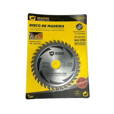 Imagem de Disco De Serra Circular Diamantado  4" 110MM Snauzer TL42231