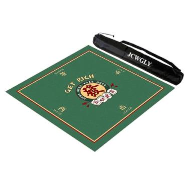 Imagem de Tapete Quadrado De Mahjong Para Mesa Com Bolsa De Transporte, Antiderrapante E Redutor De Ruído, Toalha De Mesa Grossa Para Jogos De Cartas E Tabuleiro De Pôquer(Green,27.55x27.55 in)