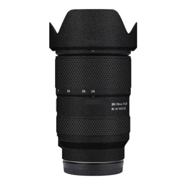 Imagem de Adesivo antiarranhões para câmera Tamron 28-75 mm F2.8 G2 adequado para Sony Mount Camera protetor protetor de corpo decalque F/2.8 28-75 2.8 (preto fosco)
