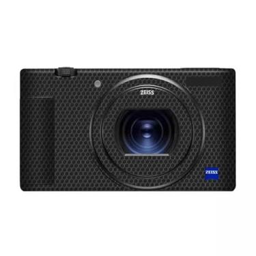 Imagem de Película de decalque para Sony ZV-1 Película de vinil antirarranhões Mirrorless Camera Body Protective Sticker Coat ZV1 (Matrix Black)
