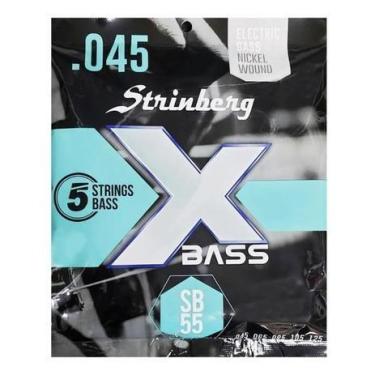 Imagem de Encordoamento Corda para Contra Baixo 5 Cordas 0.45 Strinberg SB55 Nic