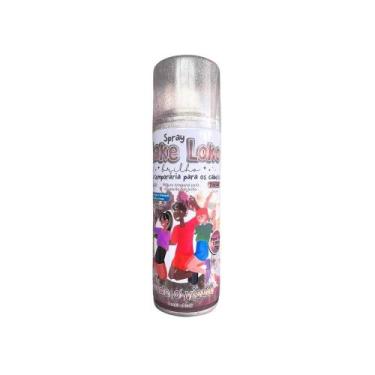 Imagem de Tinta Spray com Glitter para Cabelo Make+ 120ml Cores Sortidas - GATE 