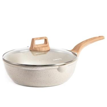 Imagem de Frigideira CAROTE Jumbo 5,5 Qt com Tampa - Revestimento Antiaderente d