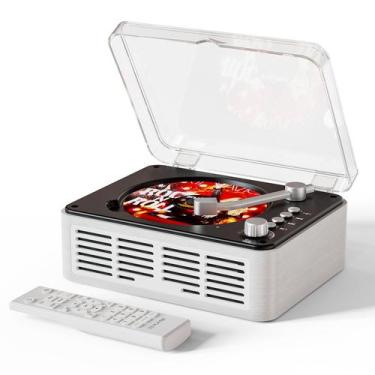 Imagem de Leitor de CD com Transmissor Bluetooth CARONSORT - Design Retro em Mad