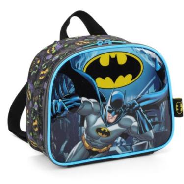 Imagem de Lancheira Termica Infantil Batman Premium Luxcel, Preto