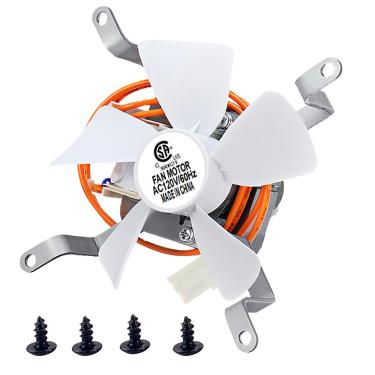 Imagem de BIGPETS Peça de substituição do motor do ventilador de grelha para Pit Boss, Traeger, Sam's Club, Z Grills Grelhas de pelotas, AC120V 60Hz Kit de ventilador de combustão peças de reposição,