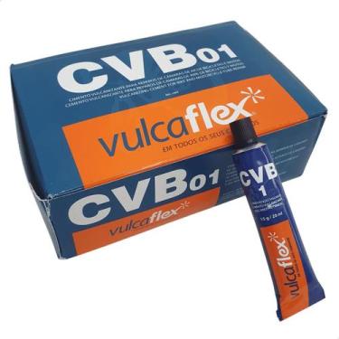 Imagem de Cola Cimento De Borracha Para Remendo Frio Vulcanizante 10un Vulcaflex
