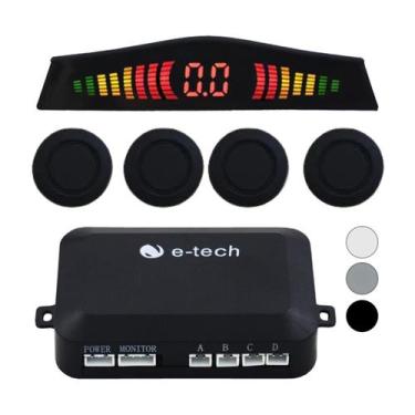 Imagem de Sensor Estacionamento 4p Preto Etech - E-TECH