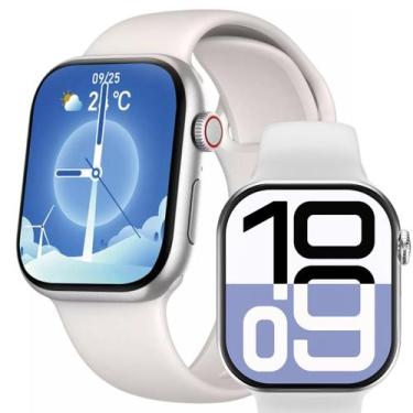 Imagem de Relógio inteligente Smartwatch W10 X Lançamento com 10 pulseiras 46mm 