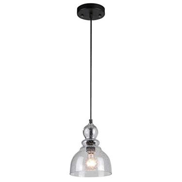 Imagem de Westinghouse Lighting Mini pingente Fiona 6100800, 1 luz, preto