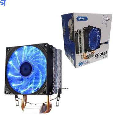 Imagem de Cooler Fan Para Processador 90mm Alta Eficiência Com Led 2100 rpm Knup- Kp-Vr303