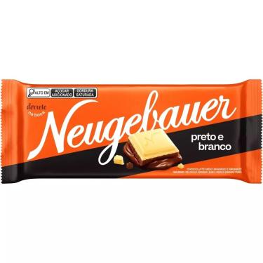 Imagem de Barra de Chocolate Preto e Branco Neugebauer 80g