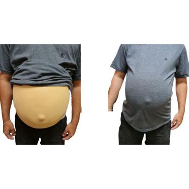 Imagem de Prótese de barriga falsa artificial p/ ator atriz em eva