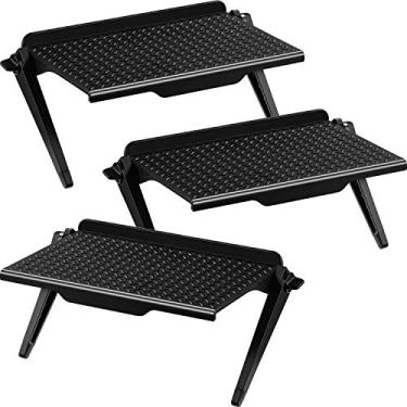 Imagem de Prateleira superior de 3 peças para TV de 8,5 polegadas, suporte de armazenamento de 2 pernas, suporte superior ajustável para celular, caixas de mídia, roteador, console de jogos e decoração de casa