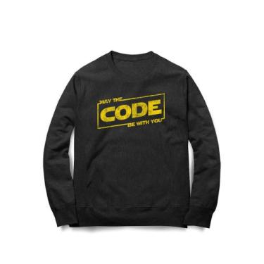 Imagem de Moletom Code Be With You Studio Geek, M, Preto