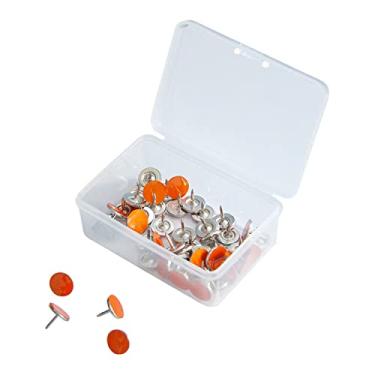 Imagem de ZYAMY Kit de tachas refletivas 100 em 1, tachas de marcação de trilha de 11 mm, marcadores de caminhada para caça, caminhada, acampamento, suporte de árvore