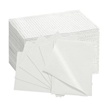 Imagem de EZEELAI Babadores Descartáveis À Prova D'Água Para Pacientes Odontológicos, 50 Unidades, 33 Cm X 45 - Babador De Tatuagem 3 Camadas, Guardanapo Dentista, Toalhas Papel Unhas, Consultório Odontológic