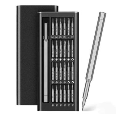 Imagem de Kit Ferramenta Chave Magnética Precisão 24 Peças Pequenos Reparos Ipho