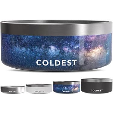 Imagem de Tigela para cães Coldest Dog – antiferrugem, antiderrapante, 3 camadas com isolamento térmico para cães – à prova de derramamento e resistente – tigela de água para cães, gatos e animais de estimação,