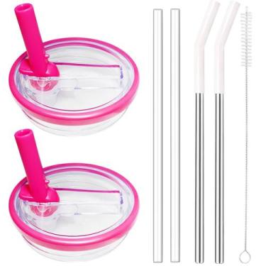 Imagem de Tumbler Flip Straw Lid, pacote de 1,2 L, 2 unidades para Stanley - GAZ