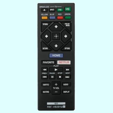 Imagem de Controle remoto de substituição RMT-VB201U, adequado para Sony Blu-ray BD Disc DVD Player BDP-BX370 BDPBX370 BDP-S1700 BDPS1700 BDP-S3700 BDPS3700 UBP-UX70 UBPUX70 UBP-X700 UBPX700 UBP-X. 700M