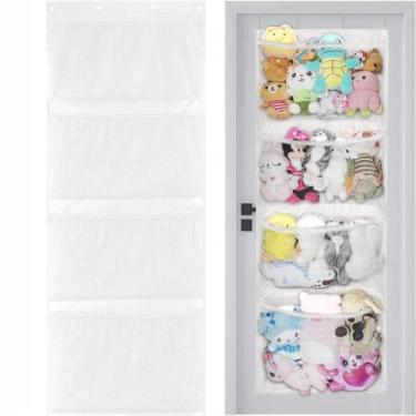 Imagem de Organizador de Brinquedos para Bebê - Saco de Armazenamento Pendurado 