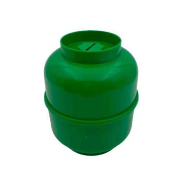 Imagem de Cofre De Botijão Para Moedas De Plástico Rígido 17 cm Cofrinho Para Ec