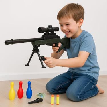 Imagem de Arma De Brinquedo Fuzil M16 Gel Tiro ao Alvo