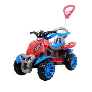 Imagem de Quadriciclo Infantil Spider Man Triciclo Passeio Pedal E Som - Maral, 