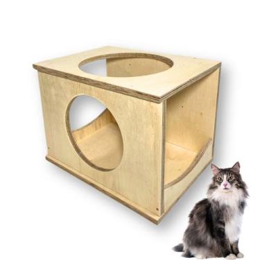 Imagem de Nicho Para Gatos Área Externa 1pç Resistente Envio Montado - BT WOOD