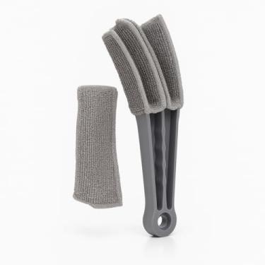 Imagem de Limpador de Persiana com Microfibra Lavável – Com Capa Extra | Ideal para Persianas, Ar-Condicionado, Saída de Ar de Carro e Climatizador