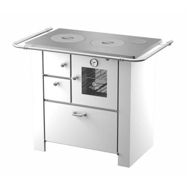 Imagem de Fogão A Lenha Master Branco Chapa De Alumínio N°02 Dir