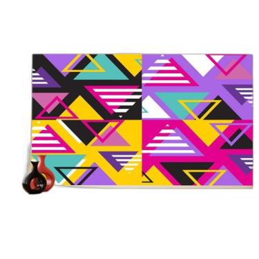 Imagem de Papel De Parede Geométrico Triângulos Abstrato 3,5M Gmt43 - Você Decor