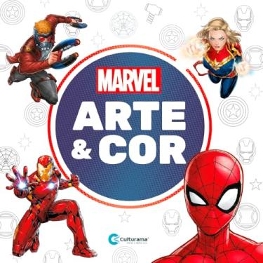 Imagem de Arte e cor Marvel: Livro para colorir!