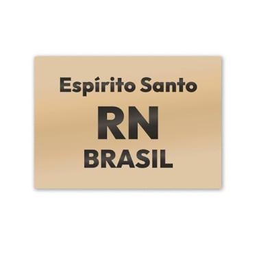 Imagem de Imã de Geladeira Espírito Santo RN MDF 8x5