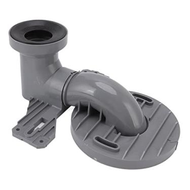 Imagem de FTVOGUE Manador de Tubo de Vaso Sanitário, Encaixe Facilmente Instalado de Tubo de Drenagem de Vedação de Borracha Com 3 Conectores para Banheiros Independentes, Inteligentes e de Uma Peça, Parede