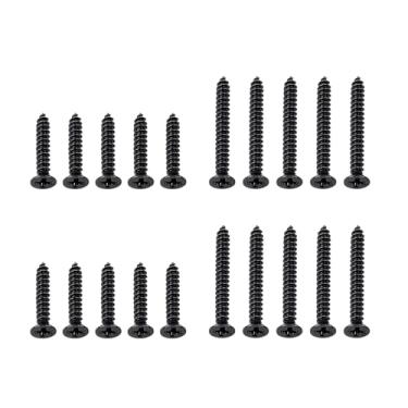 Imagem de Banworks Conjunto de parafusos de montagem de quadro de captador Humbucker para guitarra imperial, kit de parafusos de montagem para Gibson Les Paul SG 10 peças longas + 10 parafusos curtos JT/SYQLS