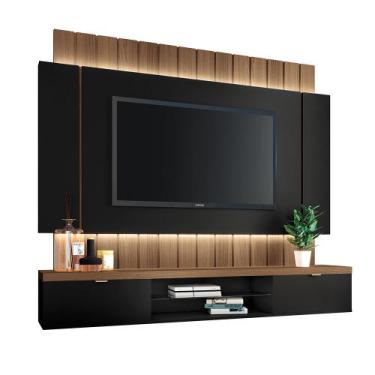 Imagem de Painel Home Suspenso 1.8 Shawn para TV até 55" MDP/MDF com Fita LED Pr