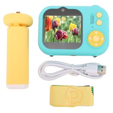 Imagem de Câmera infantil para meninos meninas meninas 2,4 polegadas IPS Screen HD Digital Video Camera com tripé Câmera de criança brinquedo de aniversário ideal