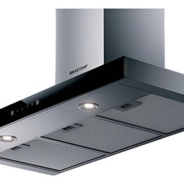 Imagem de Coifa De Parede 90Cm Touch On Glass Vidro 127V - Brastemp