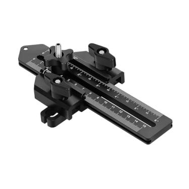 Imagem de IEUDNS Guia de gabarito de corte de serra de mesa Gabarito de corte fino Mesa de roteador ajustável profissional para cortes de tiras estreitas